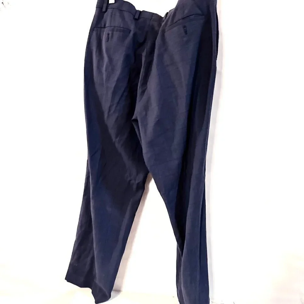 Ralph Lauren Blue Size 36 Slacks Trousers Pants EUC Window Pane Plaid